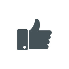 thumbs up icon vector. like icon vector illustration