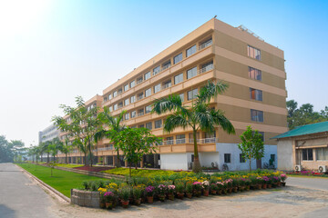 New residential buildings are being built at Rajarhat New Town area of Kolkata, West Bengal,...