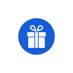 gift box icon vector illustration. gift icon vector