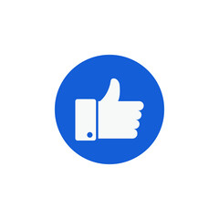 Obraz premium thumbs up icon vector. like icon vector illustration