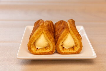 バニラワッフルサンド