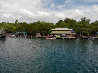 Fototapeta na wymiar Bocas del Toro Cayo Coral