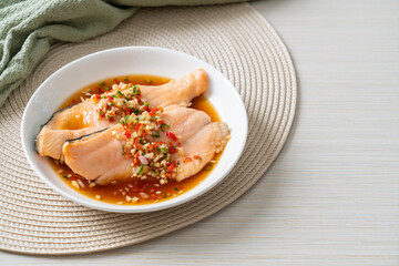 Poached Trout with Yuzu Ponzu Sauce