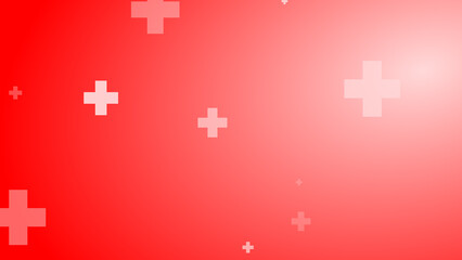 Medical health red cross pattern healthcare background.