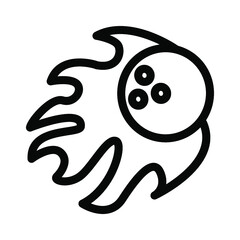 Illustration Vector Graphic of Bowling icon template
