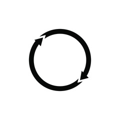 black circle vector arrows. Vector Icons