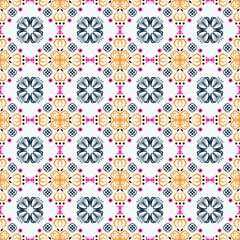 Floral Seamless Pattern Background Garden Nature Damask Aboriginal Art