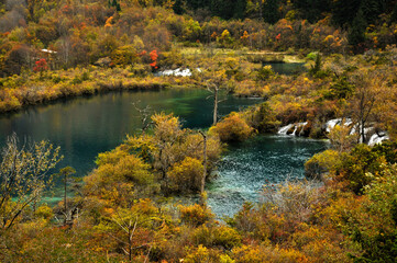Beauty in nature,Jiuzhaigou valley Scenic,Sichuan,China