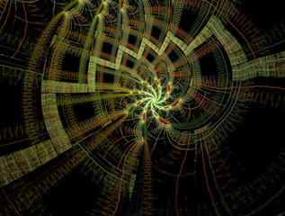Imaginatory fractal abstract background Image