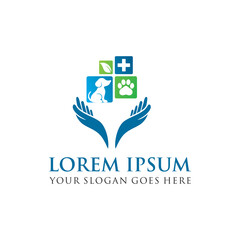 pets care logo , veterinary logo