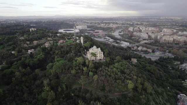 Stunning Rome Observatory, Italy, Europe with views of Rome and Stadio Olimpico