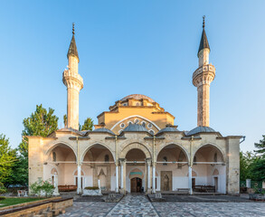 Mosque in Yevpatoria in the Crimea Juma Jami or Khan-Jami also known as the Friday Mosque.