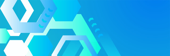 Abstract light blue banner background. Vector abstract graphic design banner pattern presentation background web template.