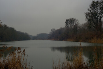 Regnerische Landschaft 1