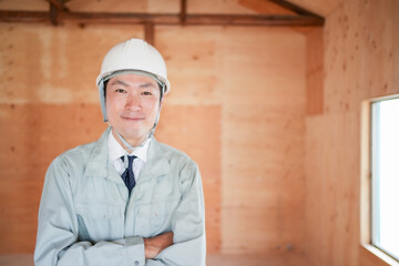 建築現場の作業員