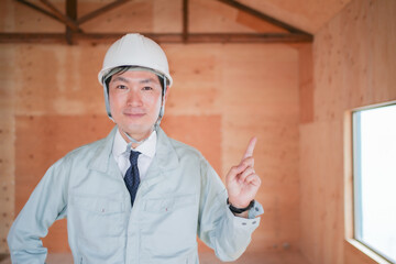 建築現場の作業員