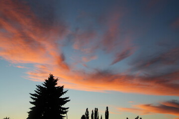 Fototapeta na wymiar Solstice Sunset