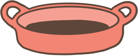 soup pot kitchenware illustration icon