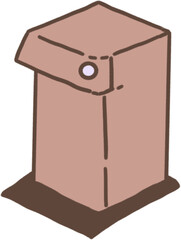 bag kitchenware illustration icon