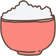 bowl kitchenware illustration icon