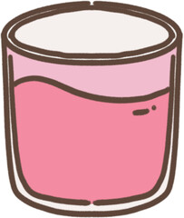 glass kitchenware illustration icon