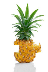 Slice of fresh pineapple
