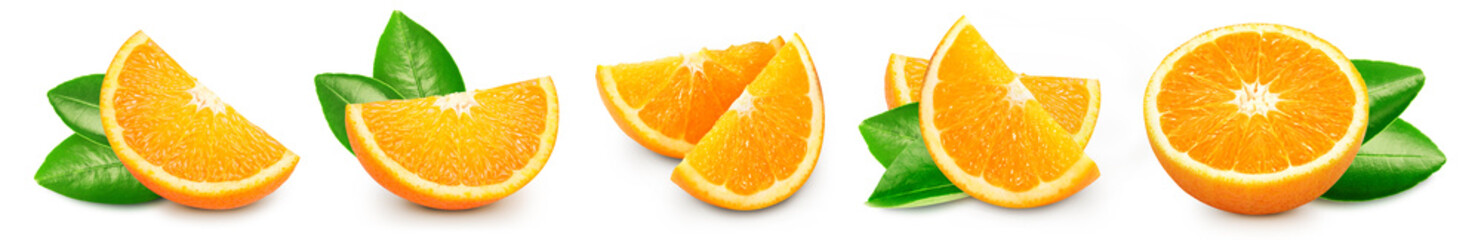 Orange isolated on white background