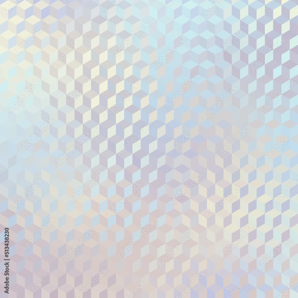 Poster Geometric abstract pattern in low poly style.