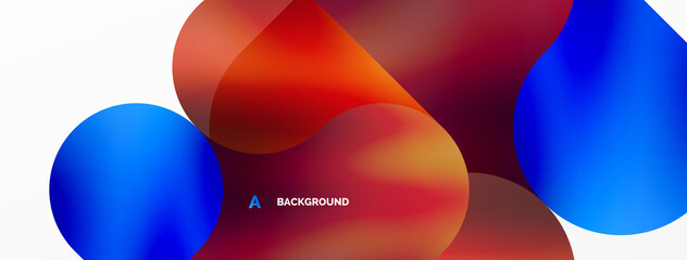 Round shapes and circle geometric abstract background. Vector Illustration For Wallpaper, Banner, Background, Card, Book Illustration, landing page