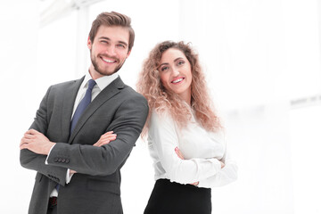 portrait of two leading specialists of the company.