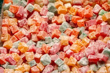 Traditional turkish sweets rahat lokum for sale