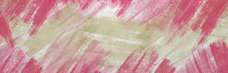 Fototapeta premium Banner. Digital illustration. Concrete wall painted with colored stains.