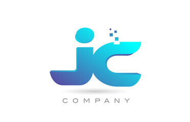 JC alphabet letter logo icon combination design. Creative template for business and company