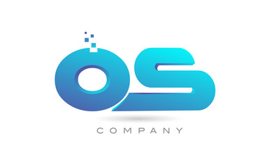 QS alphabet letter logo icon combination design. Creative template for business and company