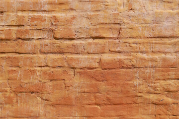 Abstract red brick wall texture background. Old red brick wall texture. Home or office design backdrop. Exterior wall textured background.