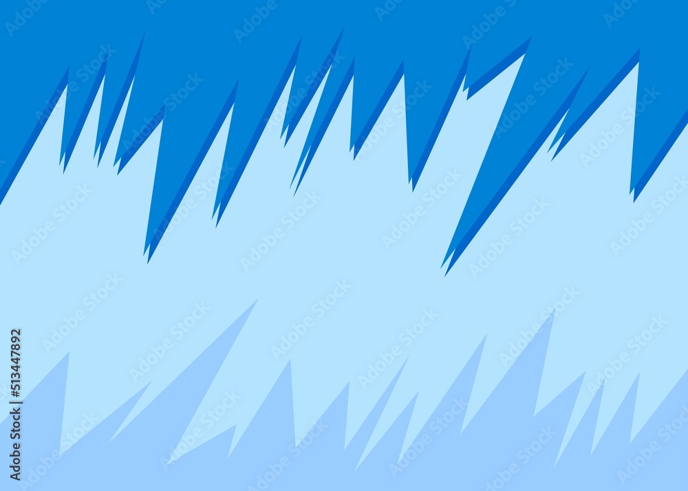 Poster abstract background with spikes and jagged zigzag line pattern and some copy space area