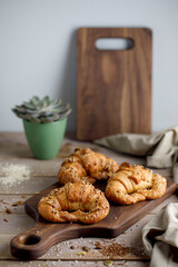 Croissants on a great background