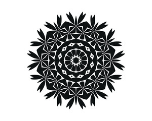 Flower Mandalas, Ethnic decorative elements, Hand drawn Islam, Arabic, Indian, ottoman motifs