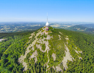 Jested Mountain Hotel from above