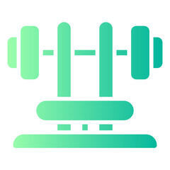 bodybuilder gradient icon