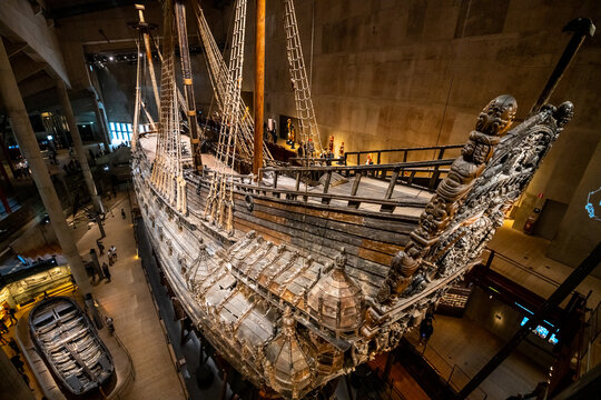 Vasa - old Swedish warship in Stockholm