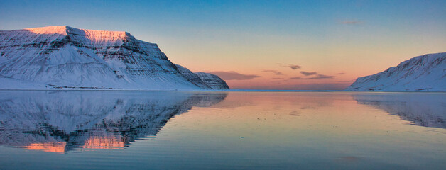 Dawn at Flateyri, Westfjords, Iceland