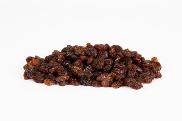 Raisins, isolated on a white background