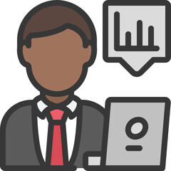 Male Analyst Icon