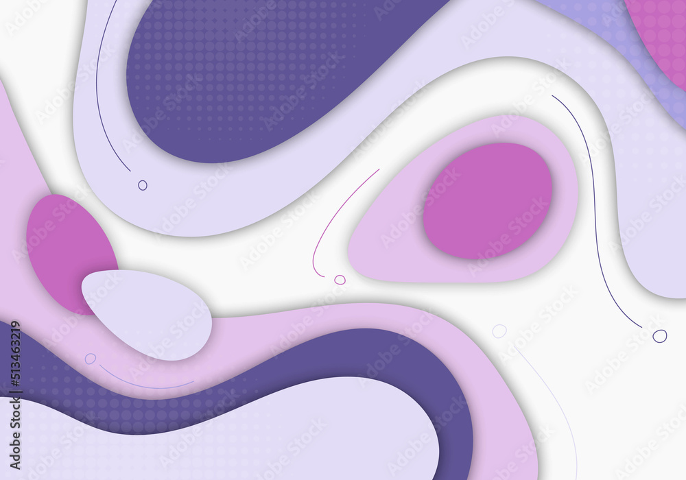 Poster abstract colorful template design artwork decorative background. overlapping template style decorati