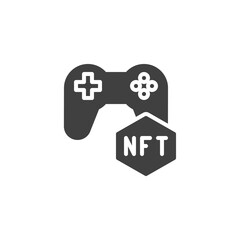 NFT games asset vector icon