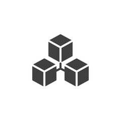 Blockchain vector icon