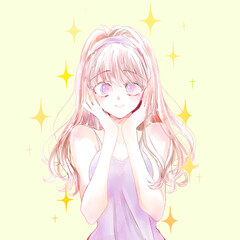 うっとりしている女性