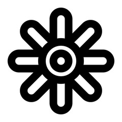 Fototapeta premium plant line icon