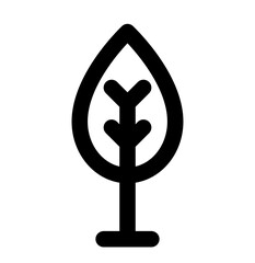 Obraz premium plant line icon